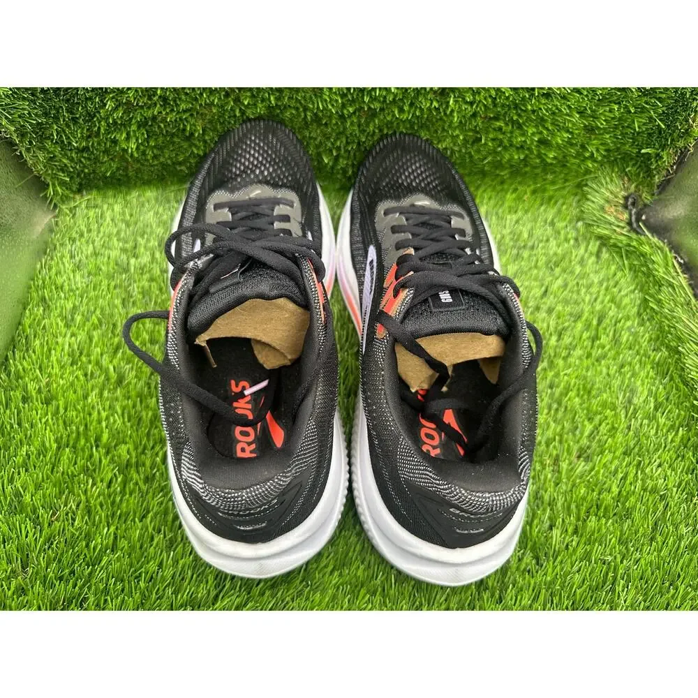 Brooks Ghost 17 1204311B080 Athletic Sneaker Women's 12B Black Mesh Gym Training